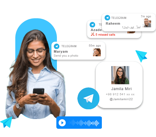 تحكم في محادثات ومكالمات تيليجرام