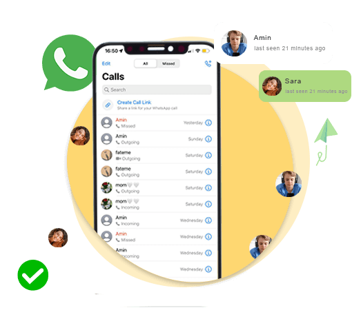 کنترل واتساپ دیگران