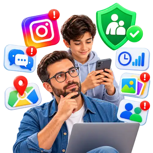 دسترسی به اینستاگرام فرزند