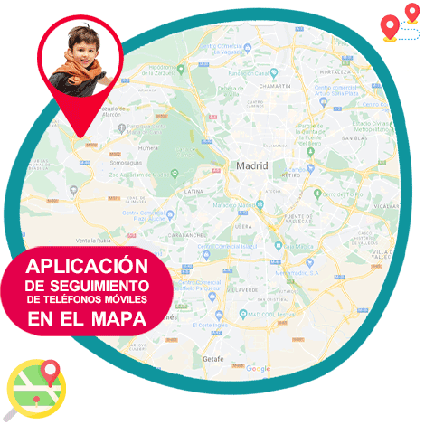 Aplicación para rastrear teléfonos móviles
