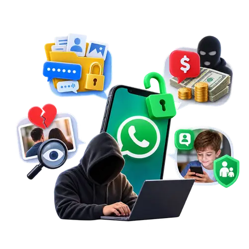 دلایل نفوذ به واتساپ