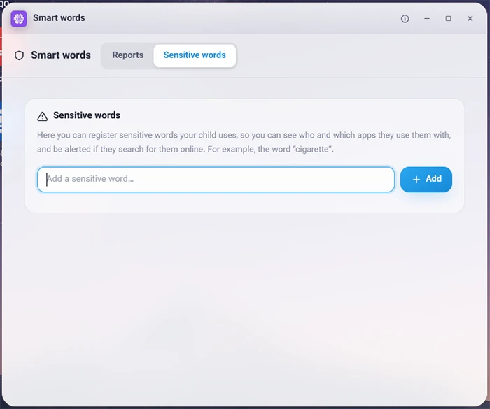 Addition of the smart words feature in the AnyControl update