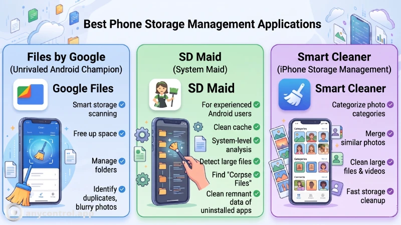 Best apps to clear phone storage