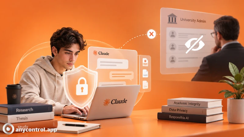 آیا دانشگاه میتواند چت های Claude for Education ببیند؟