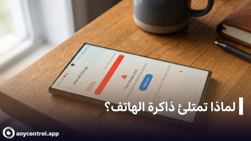 سبب امتلاء ذاكرة الهاتف