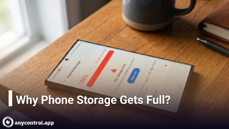 Reasons for full phone storage