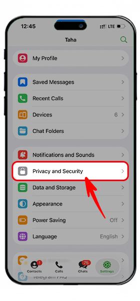 Borrar la contraseña de dos pasos de Telegram