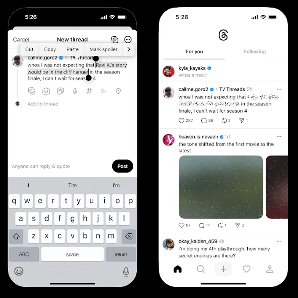 How Spoiler Tags Work On Threads