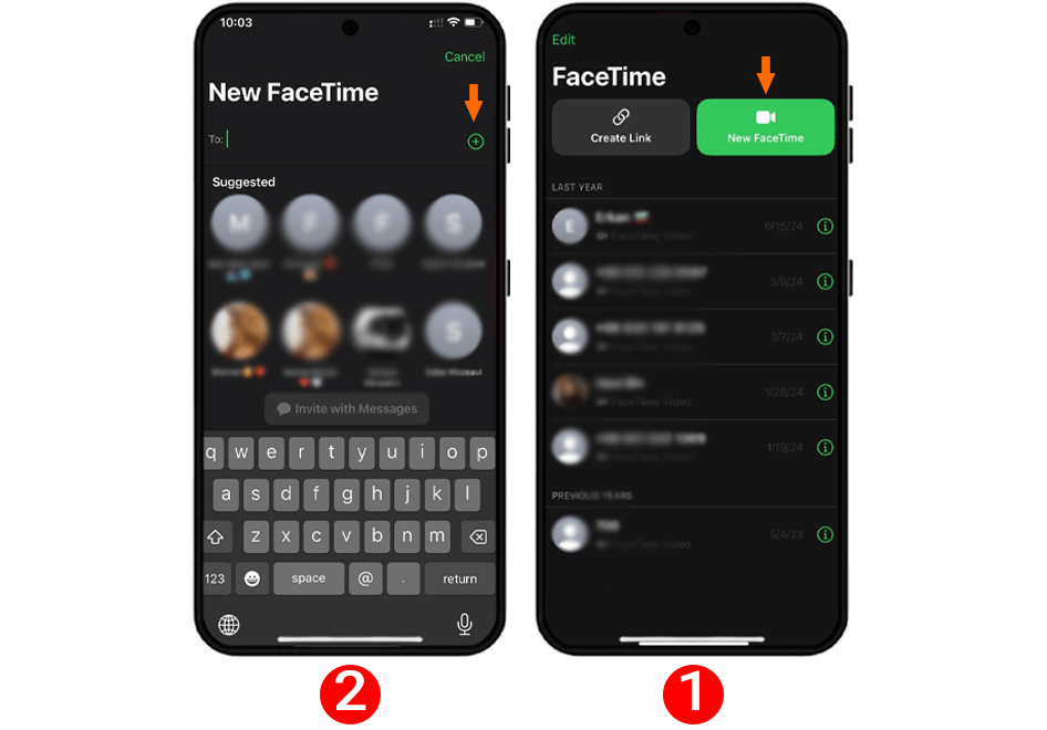 تماس با فیس تایم ایفون