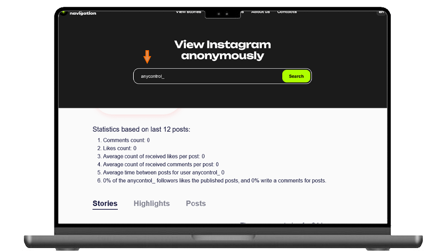 Instanavigation 