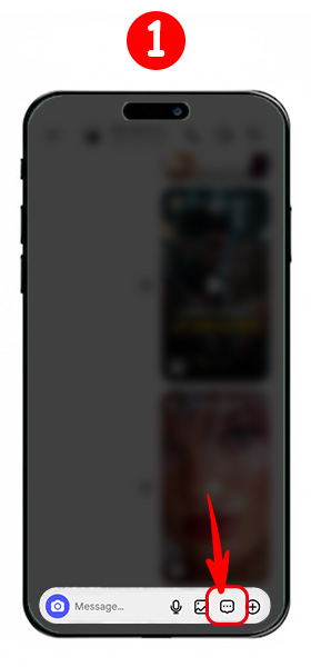 Displaying the location of the New Saved Reply button to create quick responses.