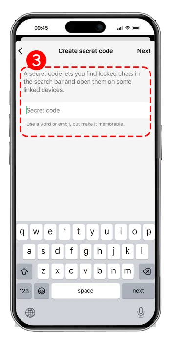 در این مرحله از شما یک کد خواسته میشود..