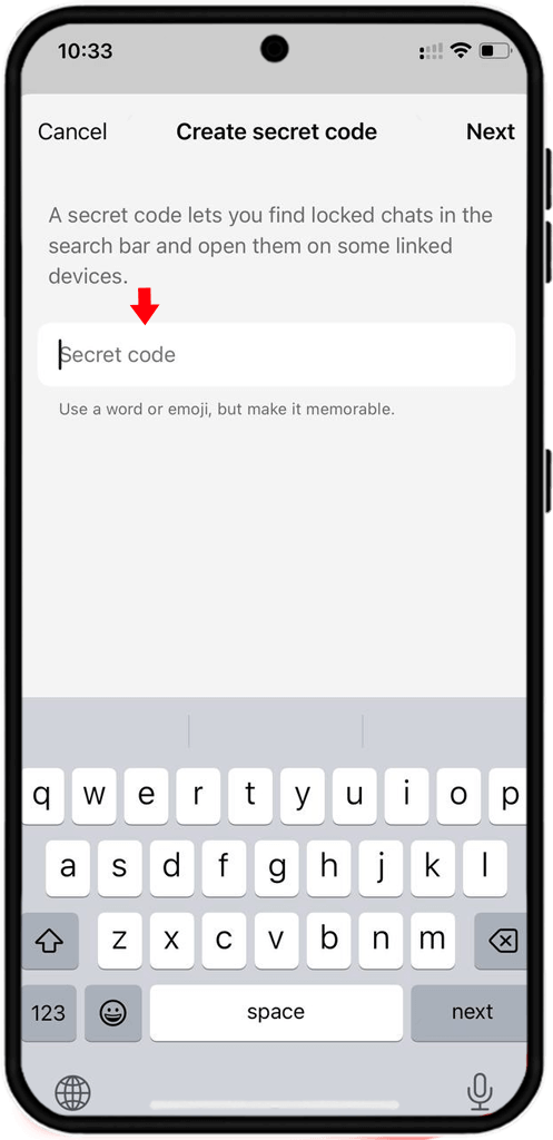 Hide whatsapp chats with a secret code iphone