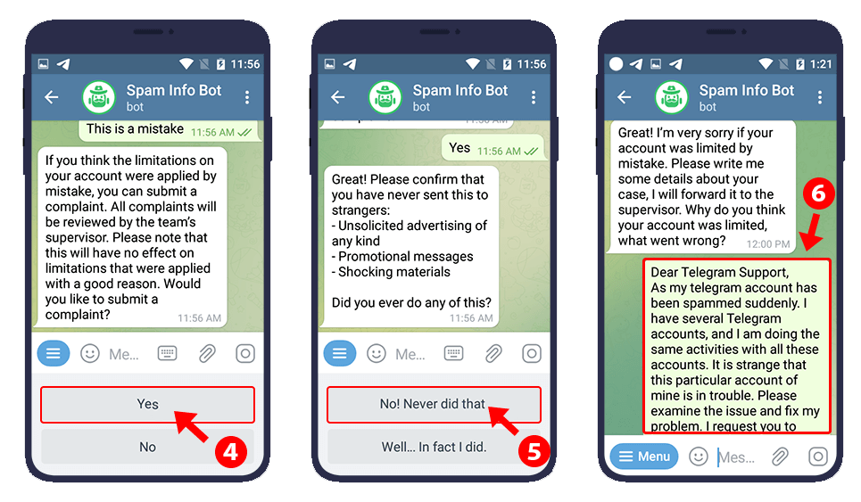 Fix Telegram Report with bot