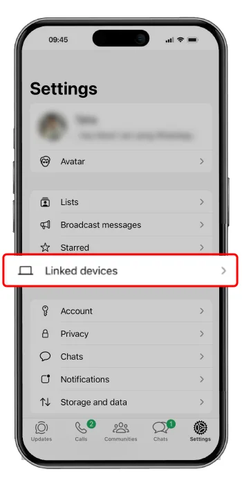 استفاده از واتساپ بدون شماره برای ورود با دستگاه های دیگر