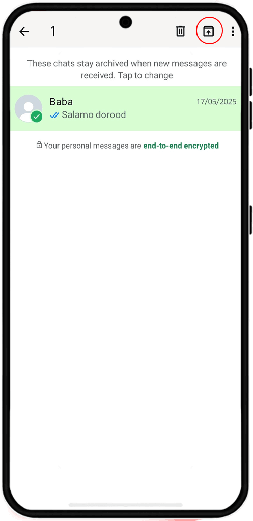 hide whatsapp chats android