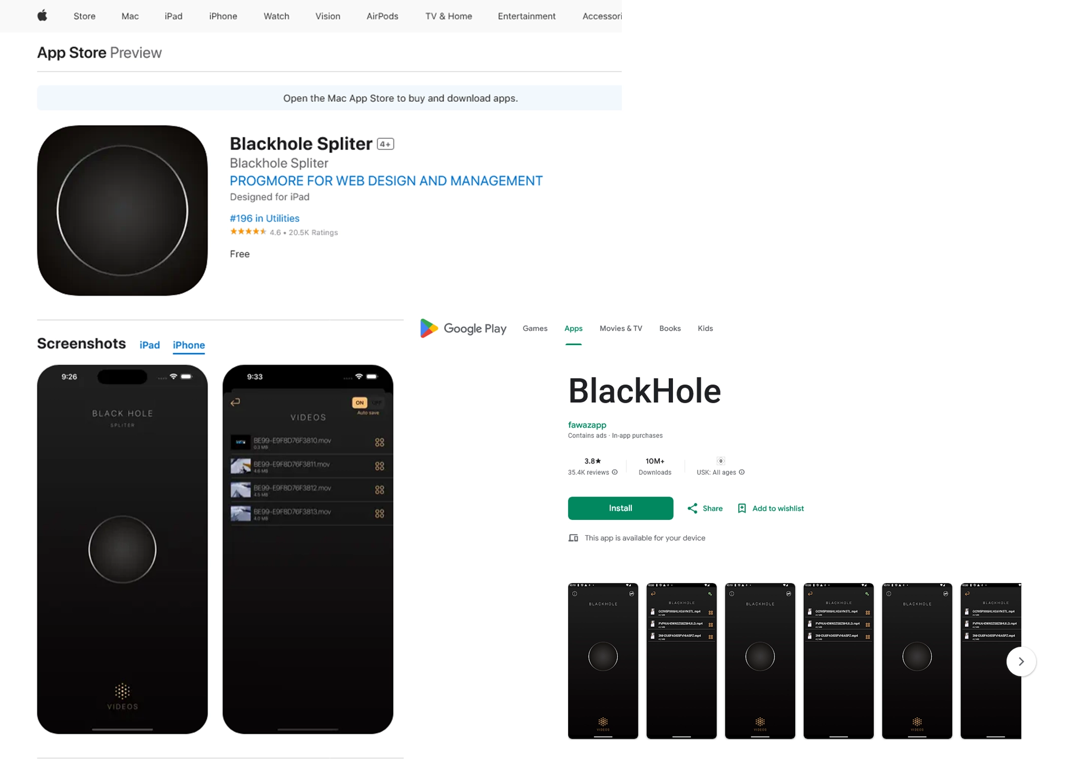 BlackHole Story Downloader