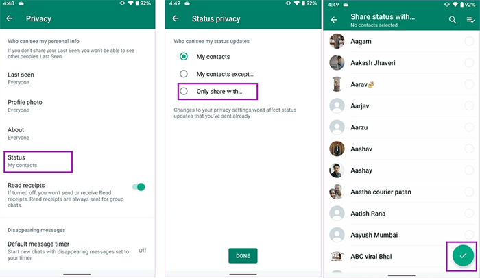Historia de WhatsApp para personas especiales en Android