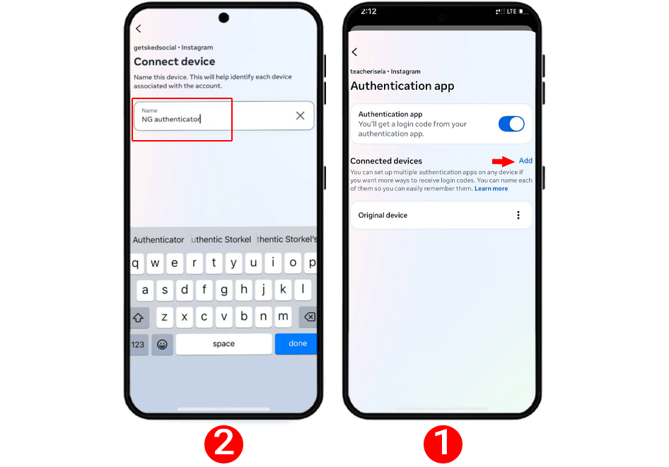 add the trusted device