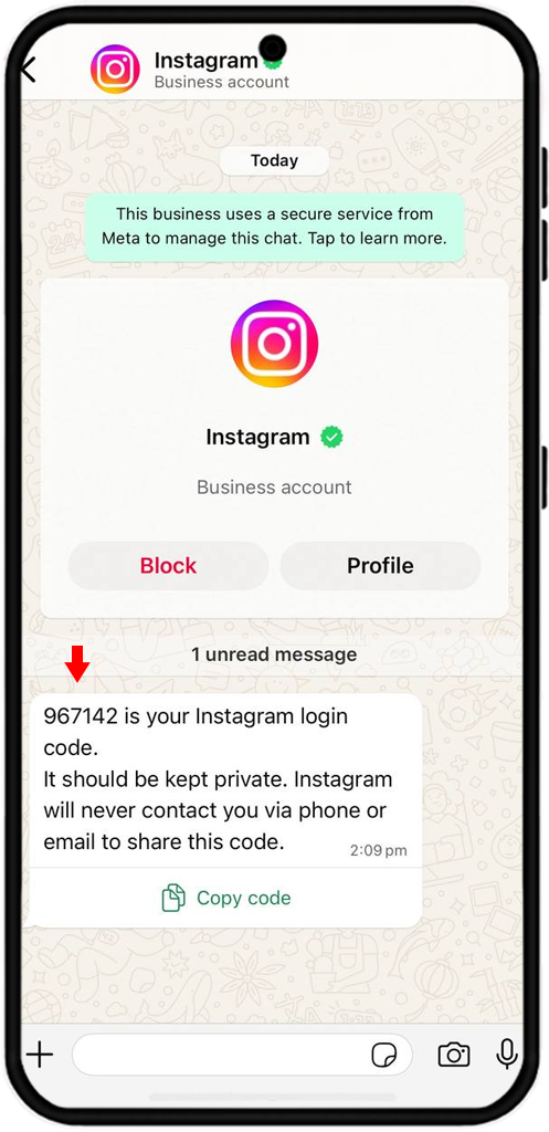 instagram chat