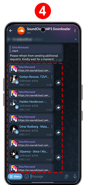 Telegram Bot for Downloading from SoundCloud