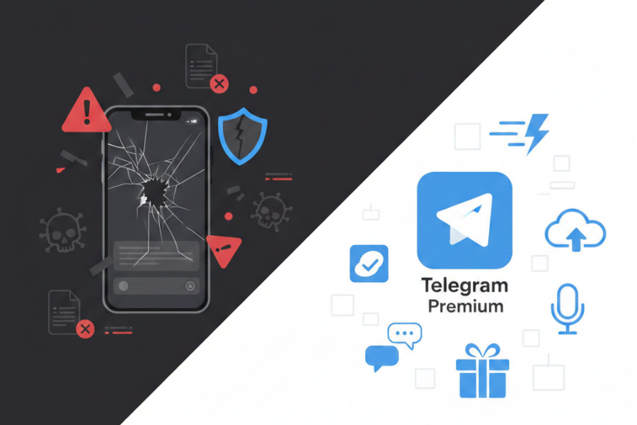 مزایا و معایب تلگرام پرمیوم