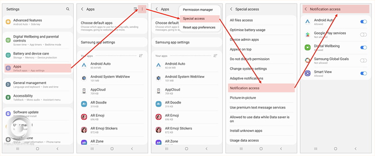 Cómo habilitar/deshabilitar el acceso a notificaciones en Android 13 y 12