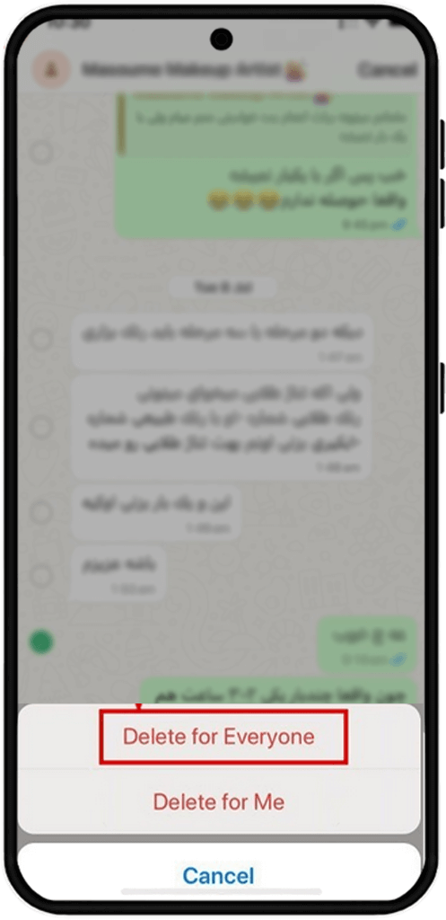 حذف برای همه