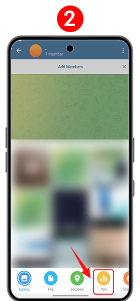 Creating a Poll on Telegram