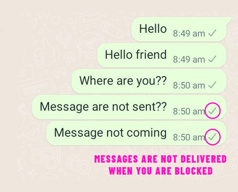 message not delivered
