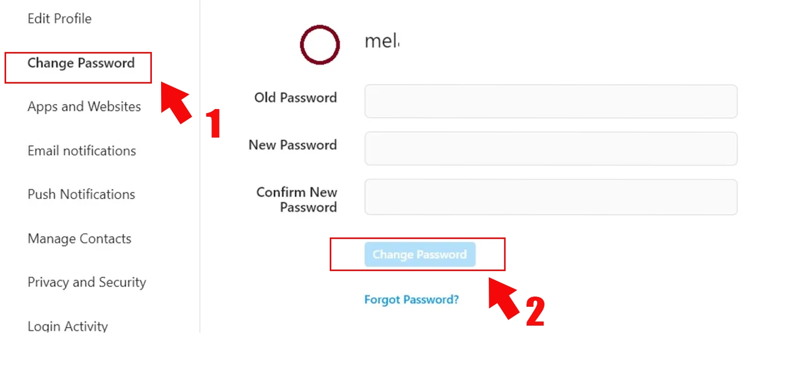 How To Change IG Password On Web?