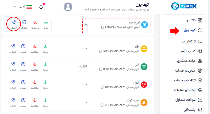 کیف پول ایزی جم