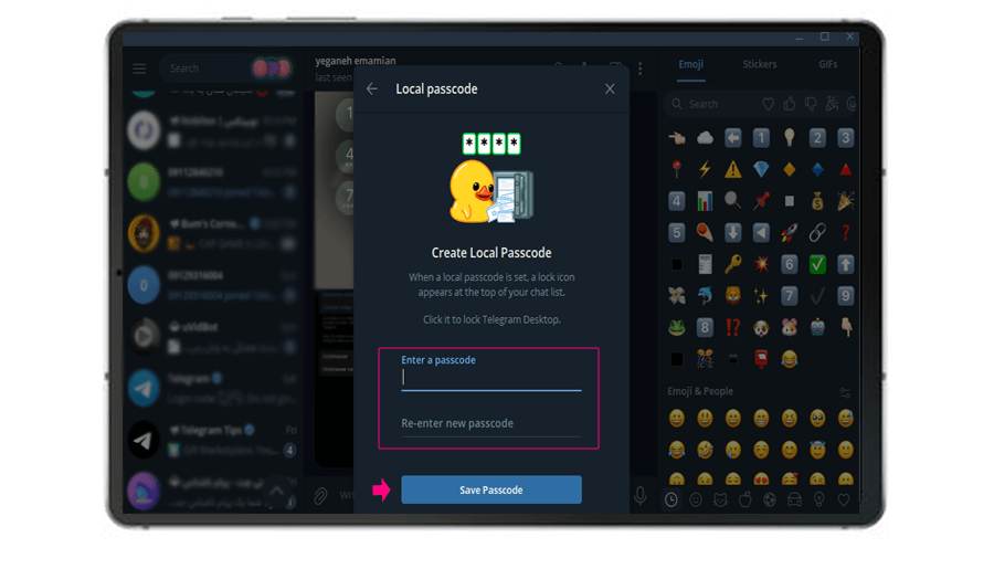 ¿Cómo poner contraseña a Telegram en PC? es