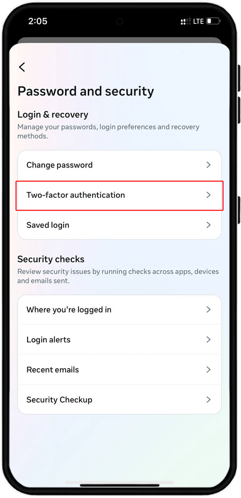 two factor authentication