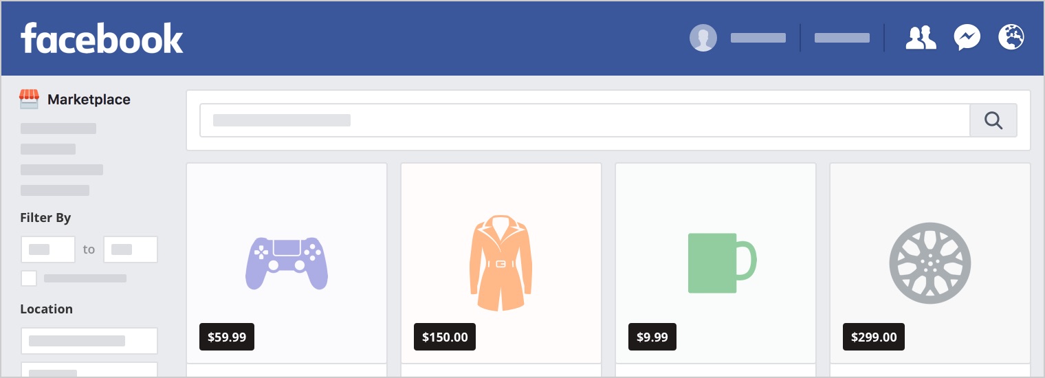 sell products on facebook