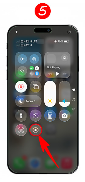 Inicio de la Cuenta Regresiva y Cómo Grabar la Pantalla del iPhone Tras la Activación