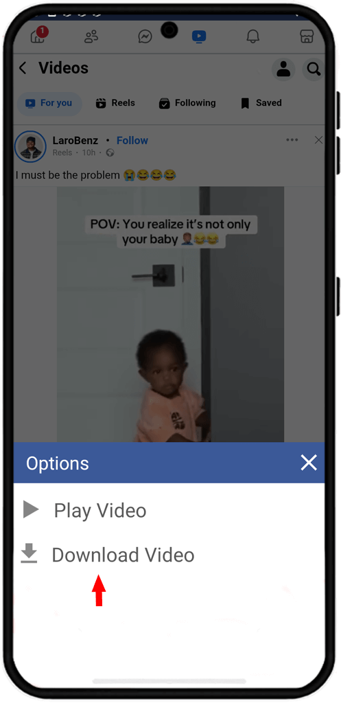 download facebook video