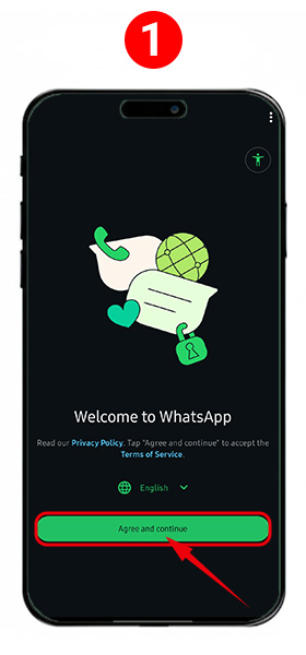 نصب واتساپ قبلی