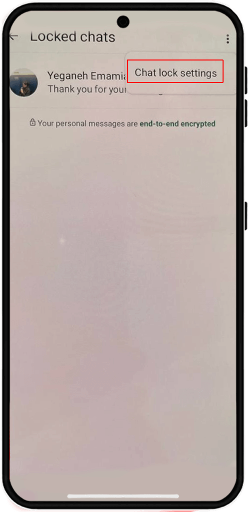 whatsapp chat lock android