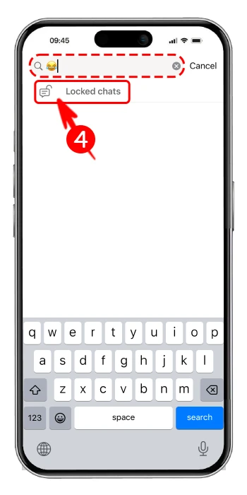 وارد شدن به بخش کد مخفی چت های واتساپ