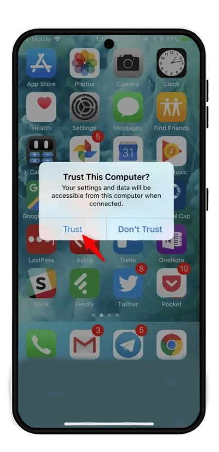 ریکاوری مخاطبین حذف شده با iTunes