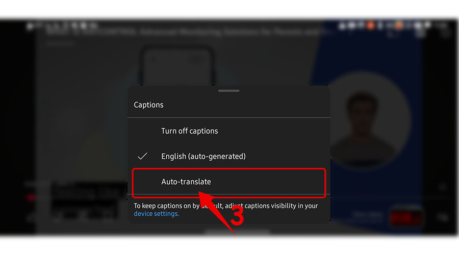 زیرنویس فارسی یوتیوب برای گوشی