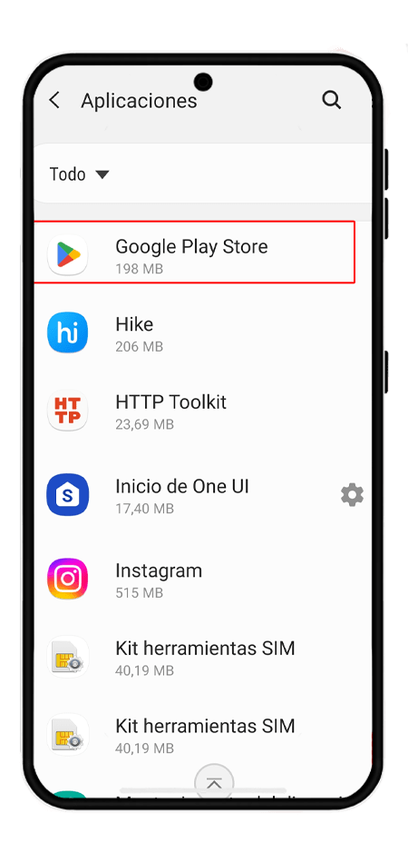 Actualizar Google Play