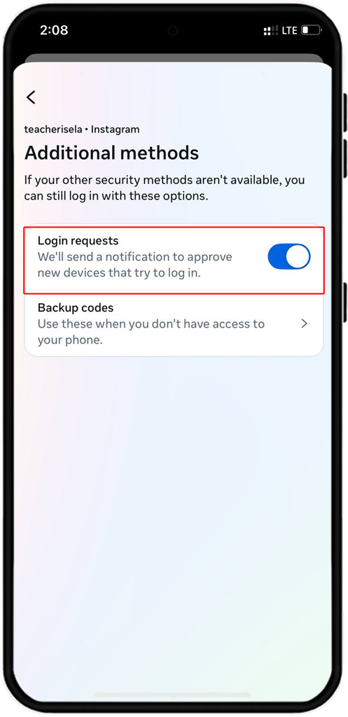 login alert