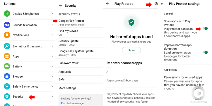 How To Disable Google Play Protect In Android Devices AnyControl