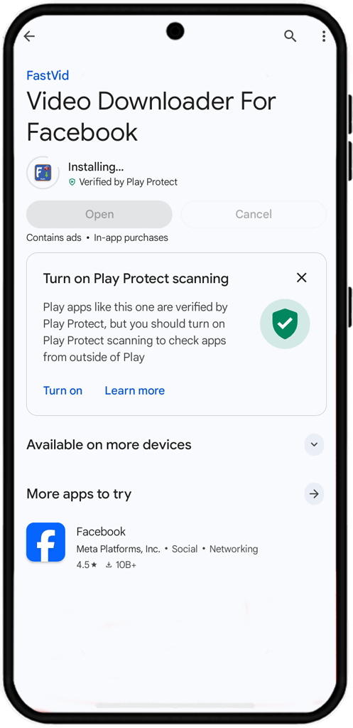 download facebook video downloader android
