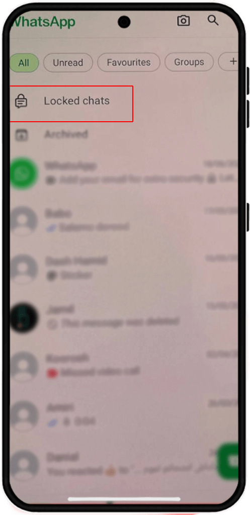 whatsapp chat lock android