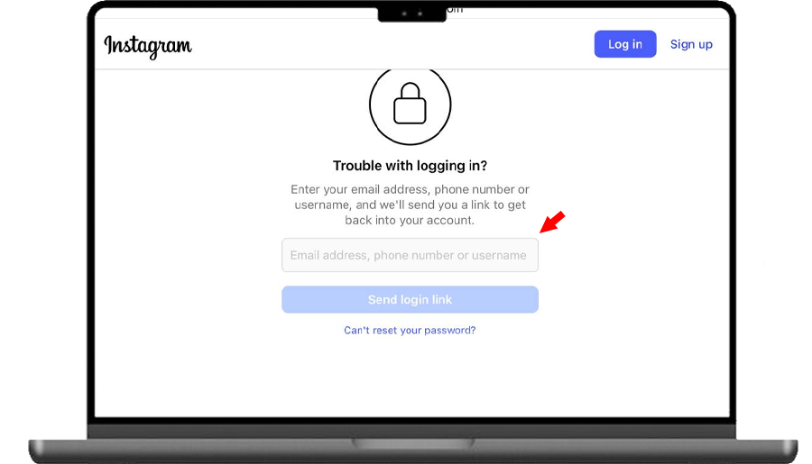send login link