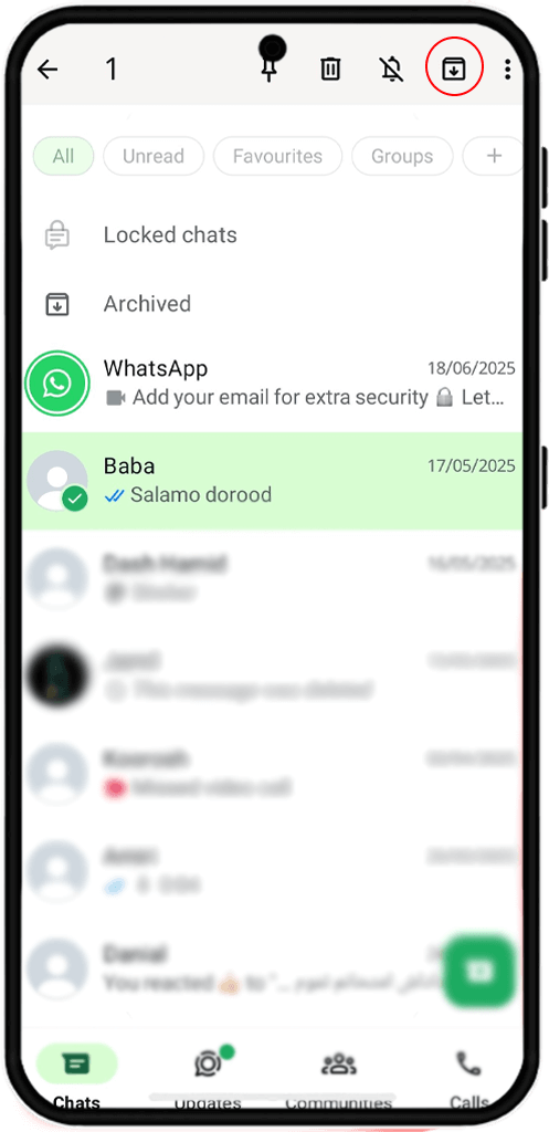 hide whatsapp chats android
