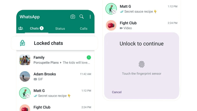 Ocultar chat de WhatsApp en Android 2